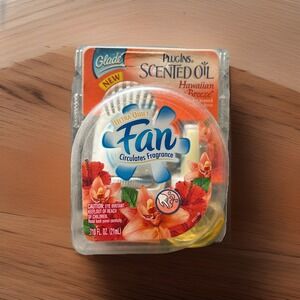 Vintage SEALED New Glade Plug Ins Scented Oil Fan - Hawaiian Breeze Scent - 2003